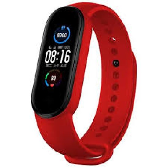 BAND PARA XAIOMI BAND 2, BAND 3 , M5 WATCH RED,COMPATIVEL	